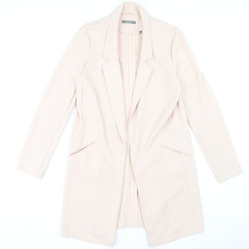 South Women's Beige Coat Size 10 Regular Mid-Length Casual