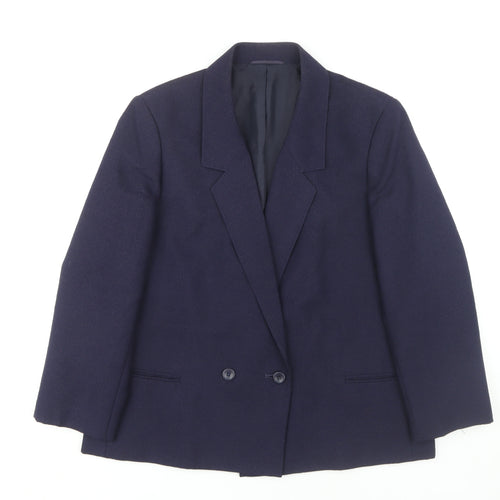 Marks and Spencer Women's Blue Blazer Size 14