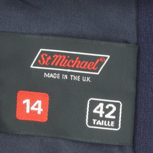 Marks and Spencer Women's Blue Blazer Size 14