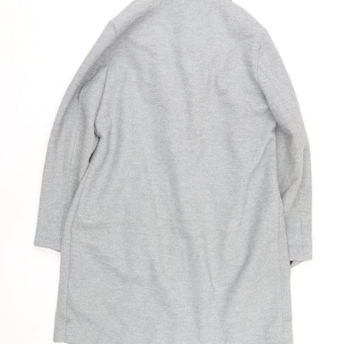 Marks and Spencer Women's Grey Long Blazer Coat Size 16