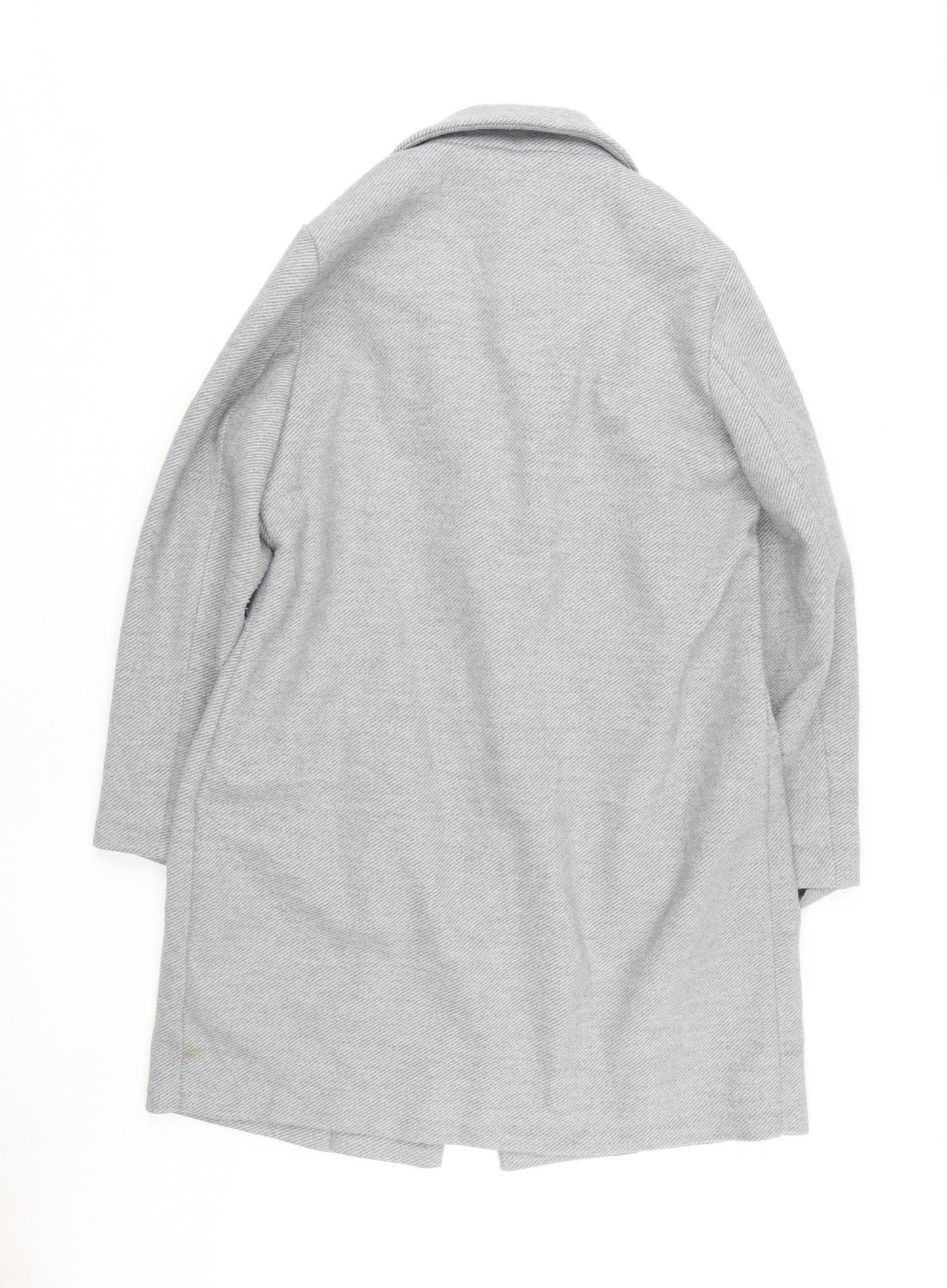 Marks and Spencer Women's Grey Long Blazer Coat Size 16