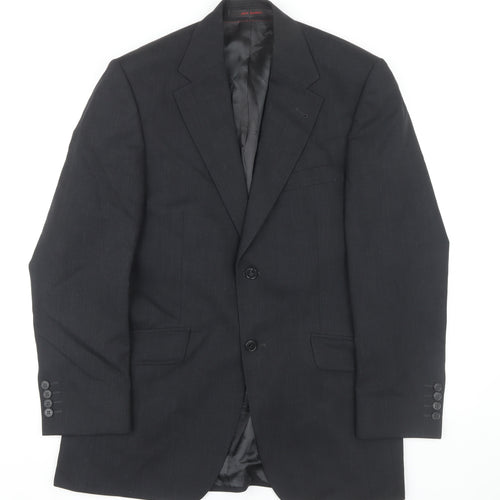 Jeff Banks Men’s Grey Regular Fit Blazer 44R Chest