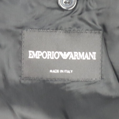 Emporio Armani Men's Black Blazer UK 42R