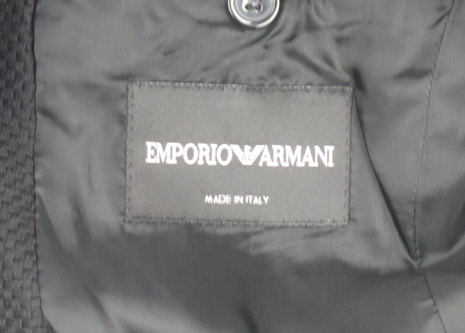 Emporio Armani Men's Black Blazer UK 42R