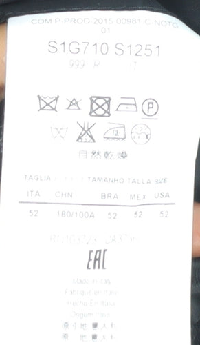 Emporio Armani Men's Black Blazer UK 42R