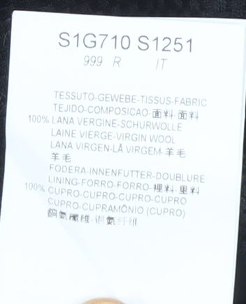 Emporio Armani Men's Black Blazer UK 42R