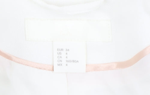 Women's White Blazer Size 6 Workwear
