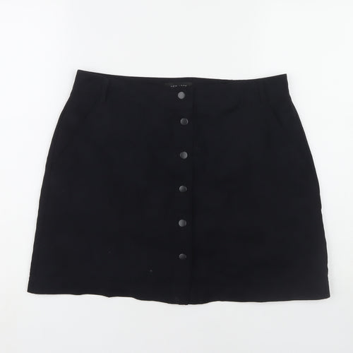 New Look Women's Black Pencil Skirt Size 12