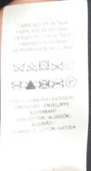 Farrell Men's XL Blue Cotton Overcoat