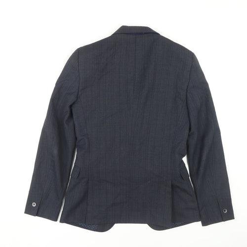 T.M.Lewin Men's Blue Slim Fit Blazer Size 34 Regular