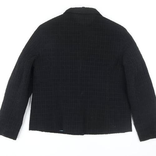 Anne Klein Women's Black Check Jacket XL