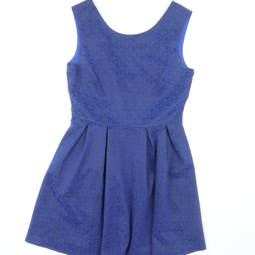 Lucy Paris Women's Blue Fit & Flare Dress Size 10