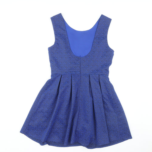 Lucy Paris Women's Blue Fit & Flare Dress Size 10