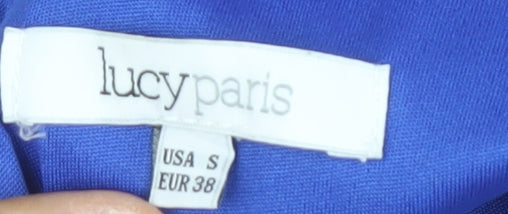 Lucy Paris Women's Blue Fit & Flare Dress Size 10