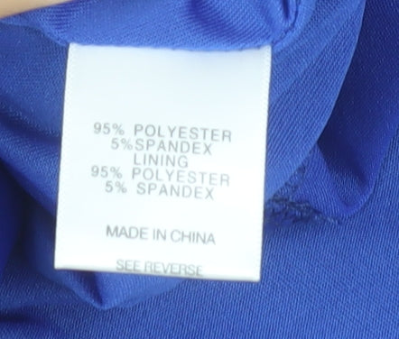 Lucy Paris Women's Blue Fit & Flare Dress Size 10