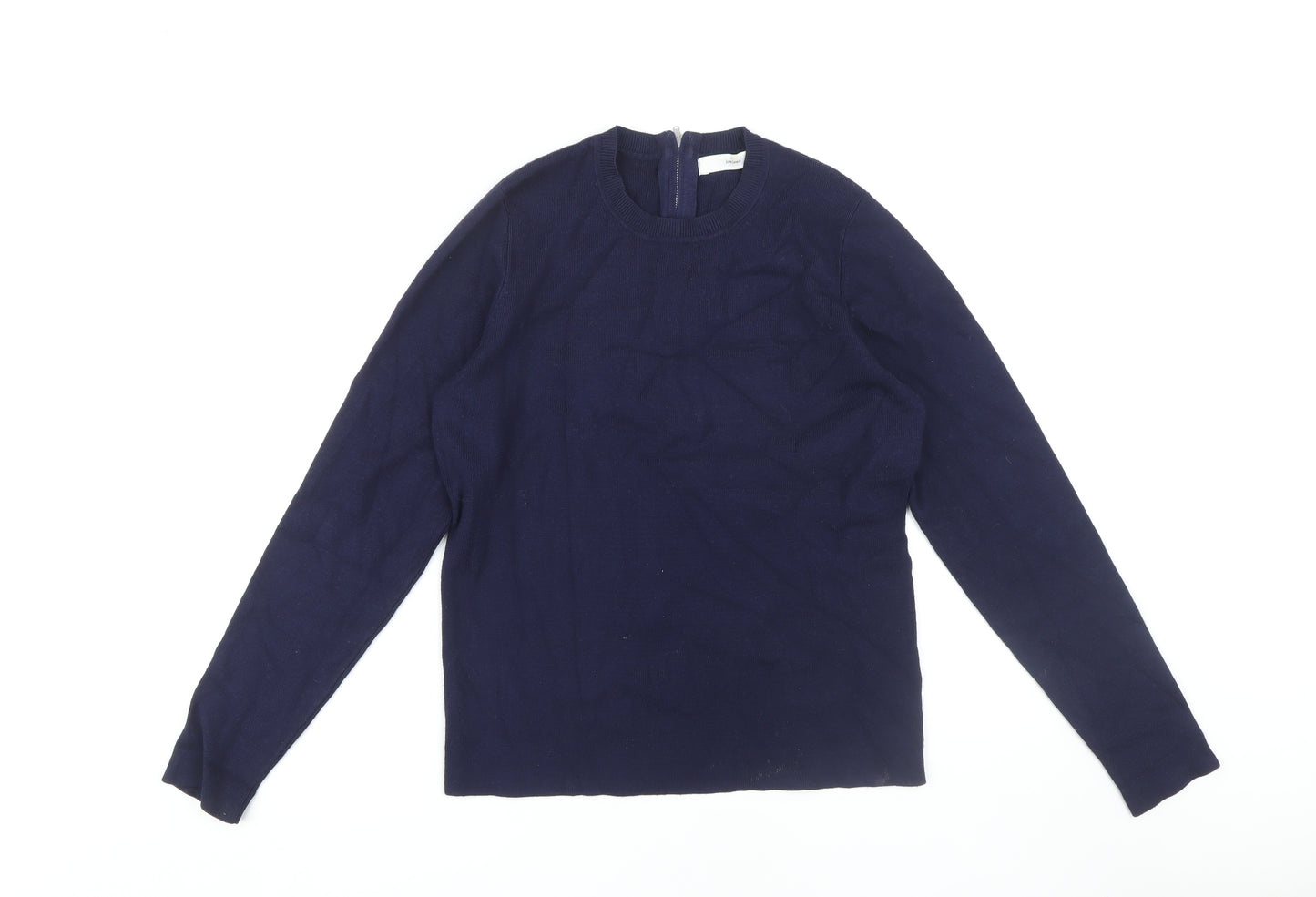 John Lewis Women's Blue Full Zip Jumper, Size 14
