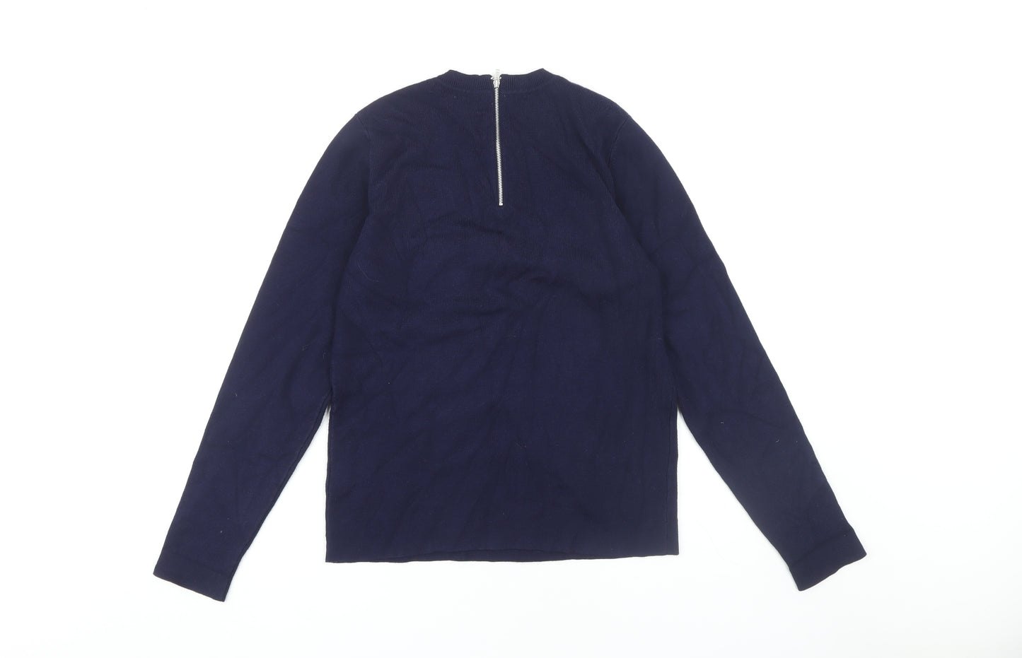 John Lewis Women's Blue Full Zip Jumper, Size 14