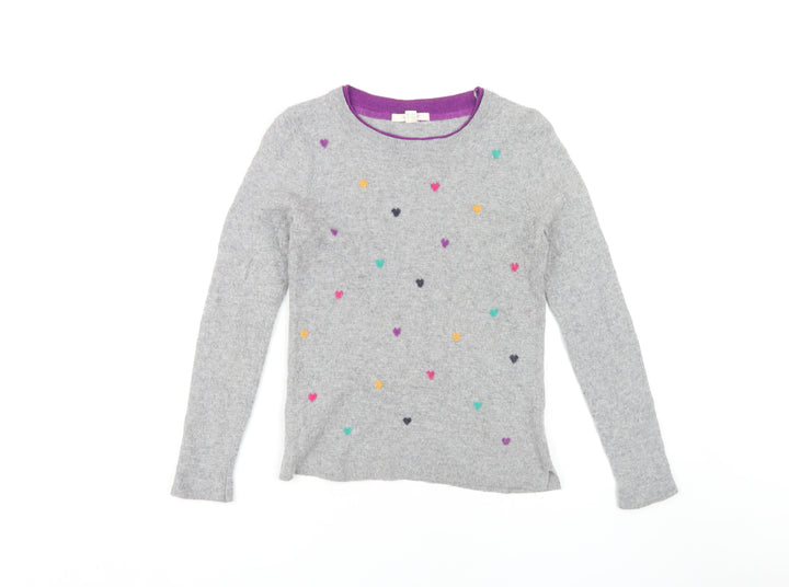 White Stuff Women's Grey Pullover Jumper Size 10