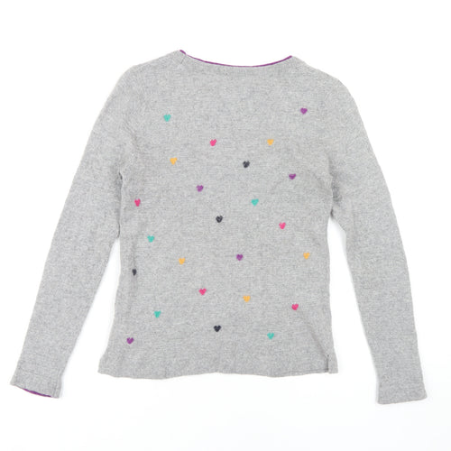 White Stuff Women's Grey Pullover Jumper Size 10