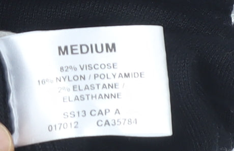 Precis Women's Multicoloured Cardigan M, V-Neck, Stripe