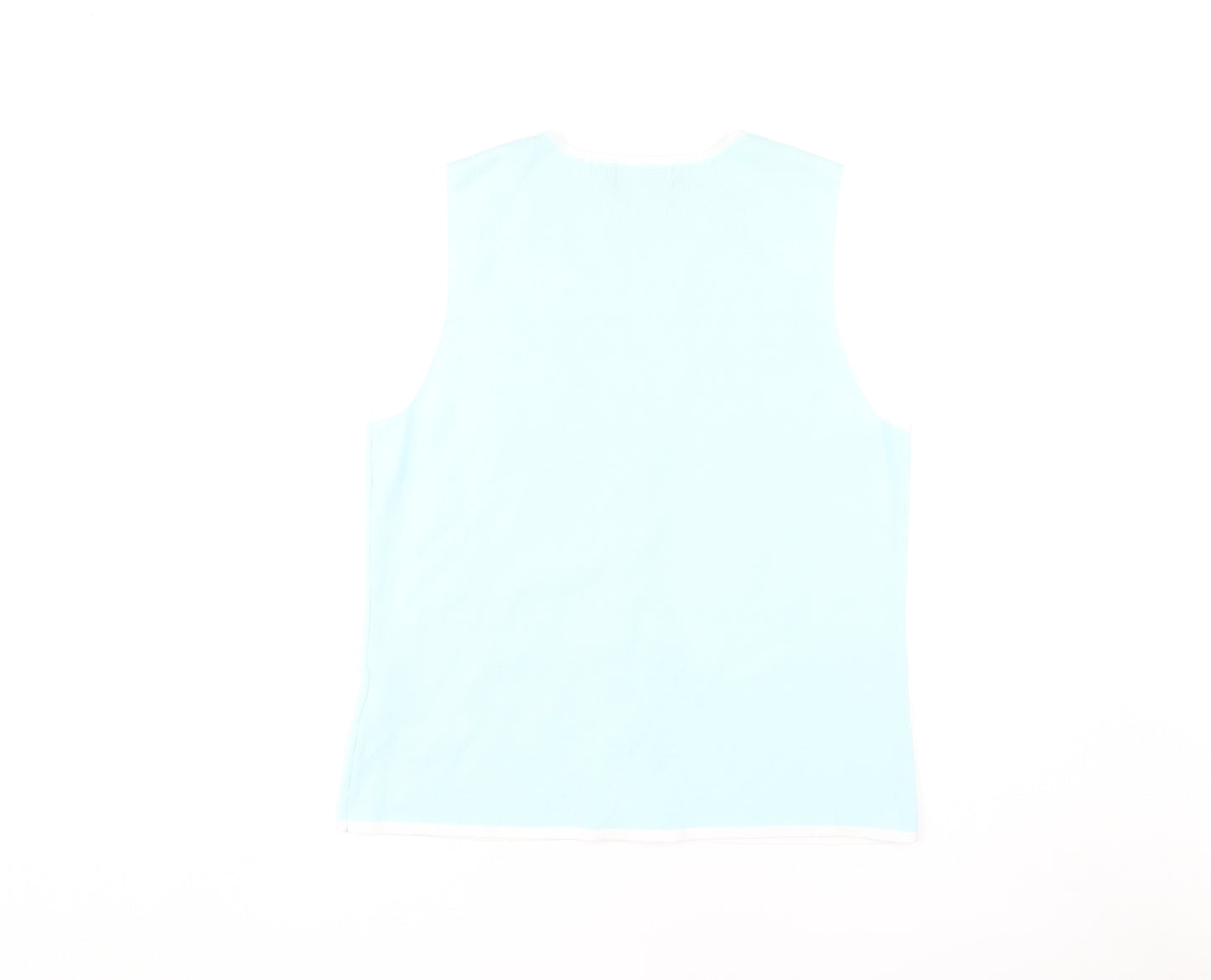 SKY Women’s Blue V-Neck Sleeveless Tank Top