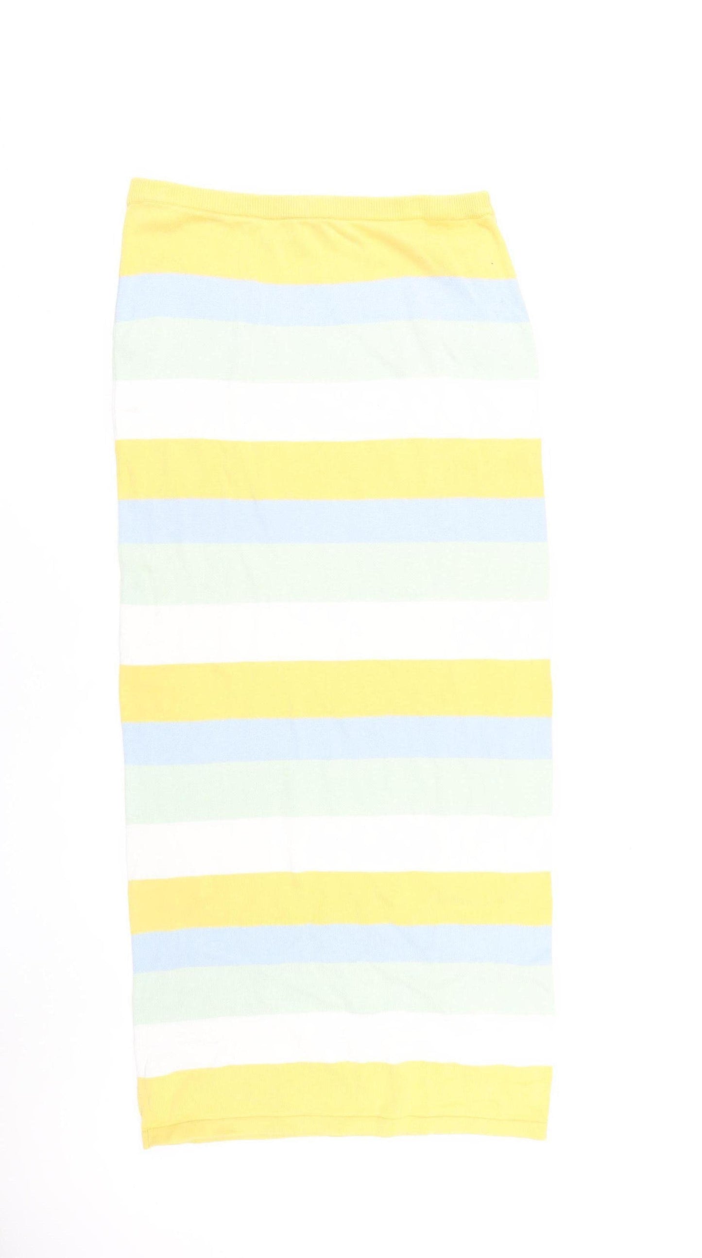 Sabo Women's Multicoloured Striped Pencil Skirt XL