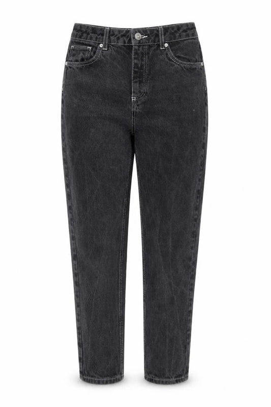 Front view of BDG Women's Black Mom Jeans, size 10