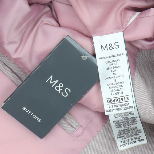 Marks and Spencer Men's Pink Blazer Jacket Size 36R