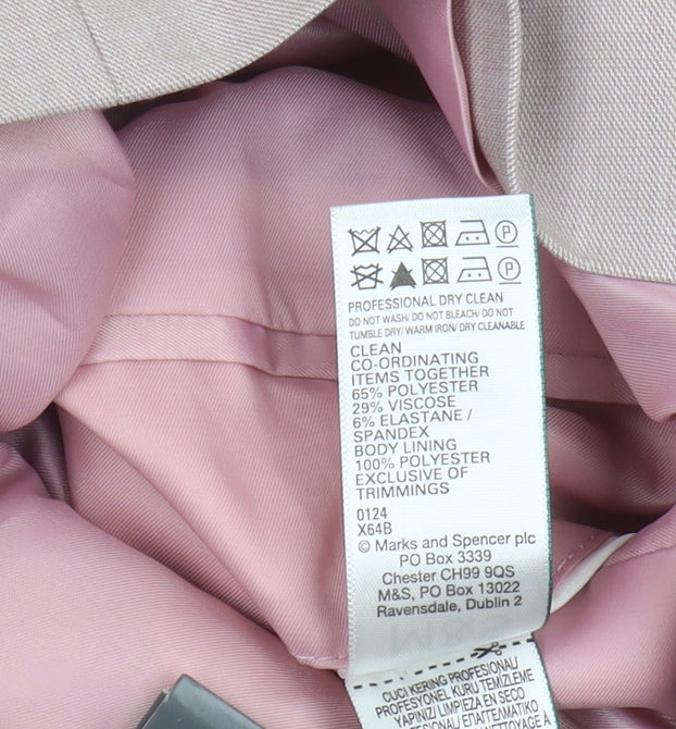 Marks and Spencer Men's Pink Blazer Jacket Size 36R