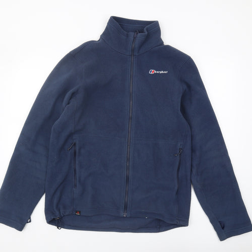Berghaus Men’s Blue Fleece Jacket, Size L, Full Zip