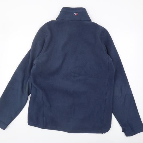 Berghaus Men’s Blue Fleece Jacket, Size L, Full Zip