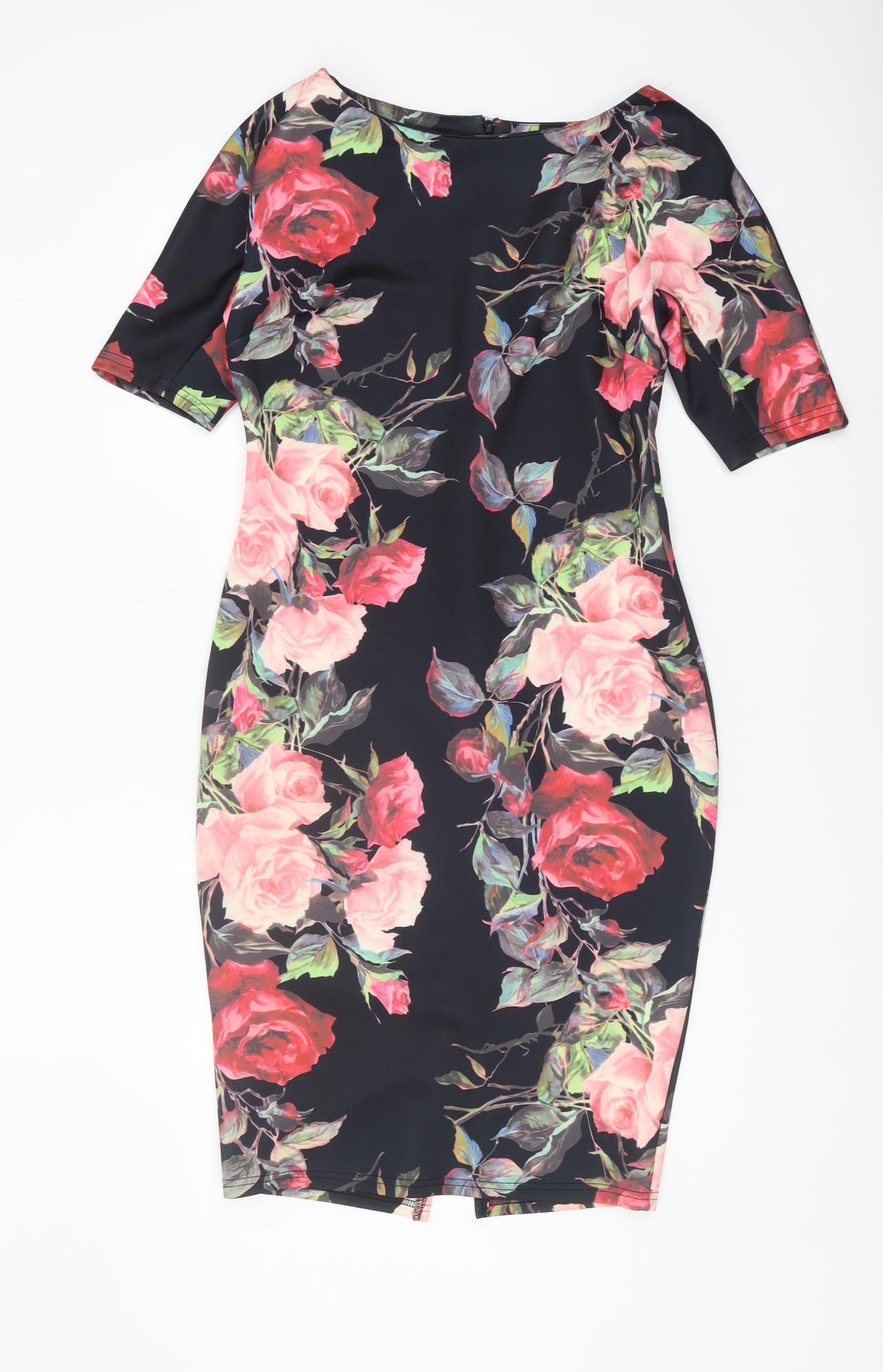 AX Paris Women's Floral Bodycon Dress Size 14 Multicoloured