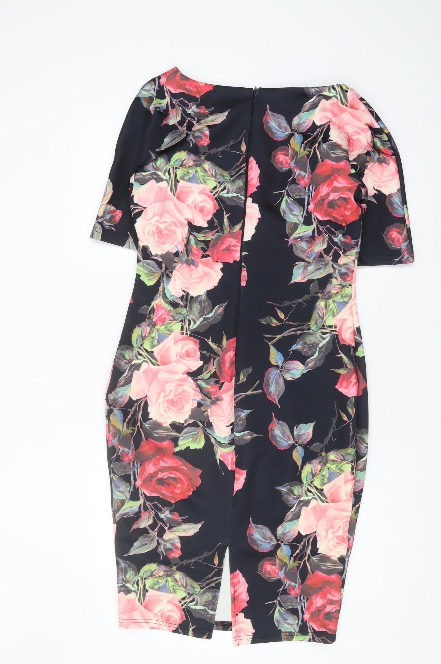 AX Paris Women's Floral Bodycon Dress Size 14 Multicoloured