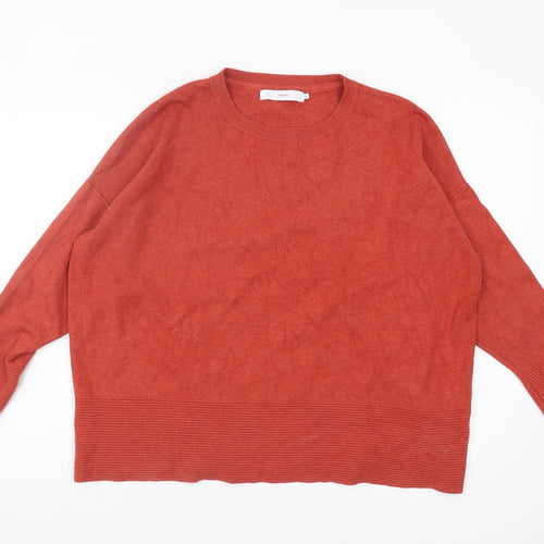 John Lewis Women's Red Pullover Jumper Size 16