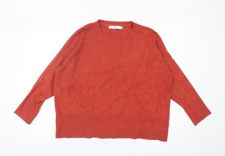 John Lewis Women's Red Pullover Jumper Size 16