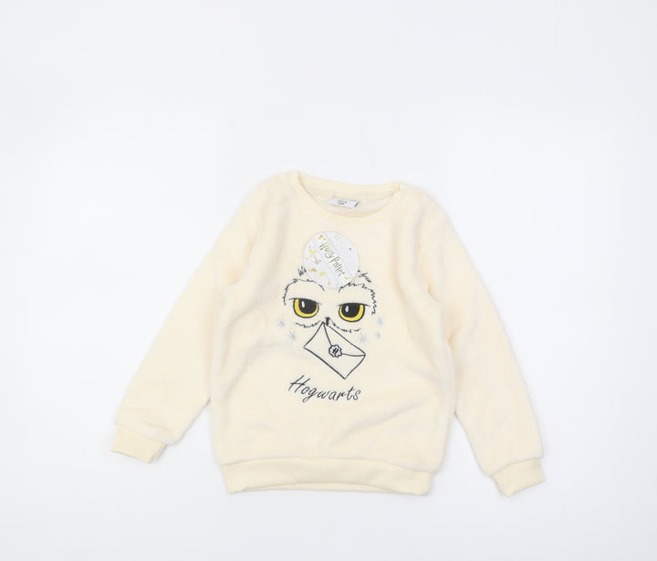 Harry Potter Boys' Ivory Fleece Pyjama Top, 5-6 Years