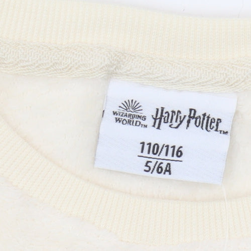 Harry Potter Boys' Ivory Fleece Pyjama Top, 5-6 Years