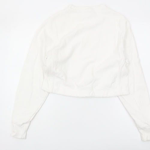 Victoria's Secret Pink Women's White XS Pullover Sweatshirt