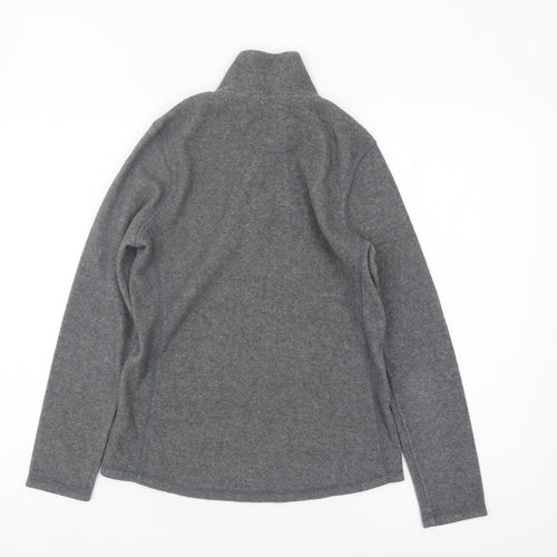 GAP Women's Grey 1/2 Zip Sweatshirt - Size S