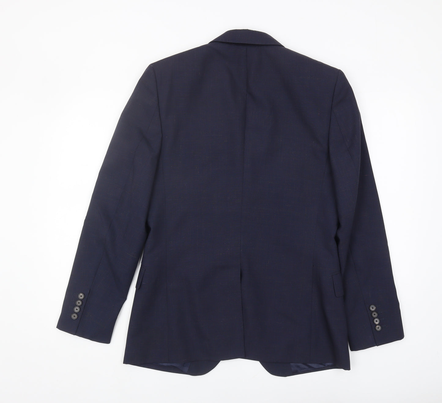 Reiss Men's Blue Slim Fit Blazer, Size 38, Business Jacket