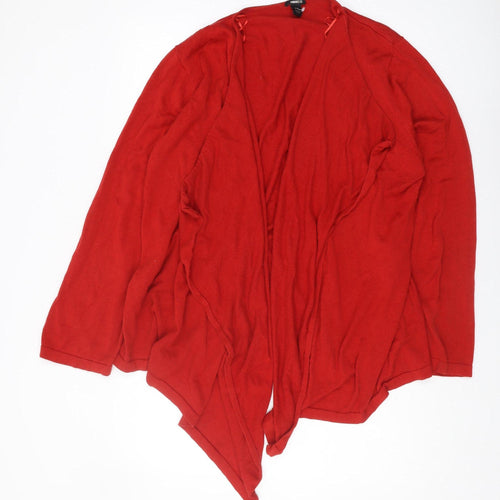 H&M Women's Red Cardigan Size 2XL