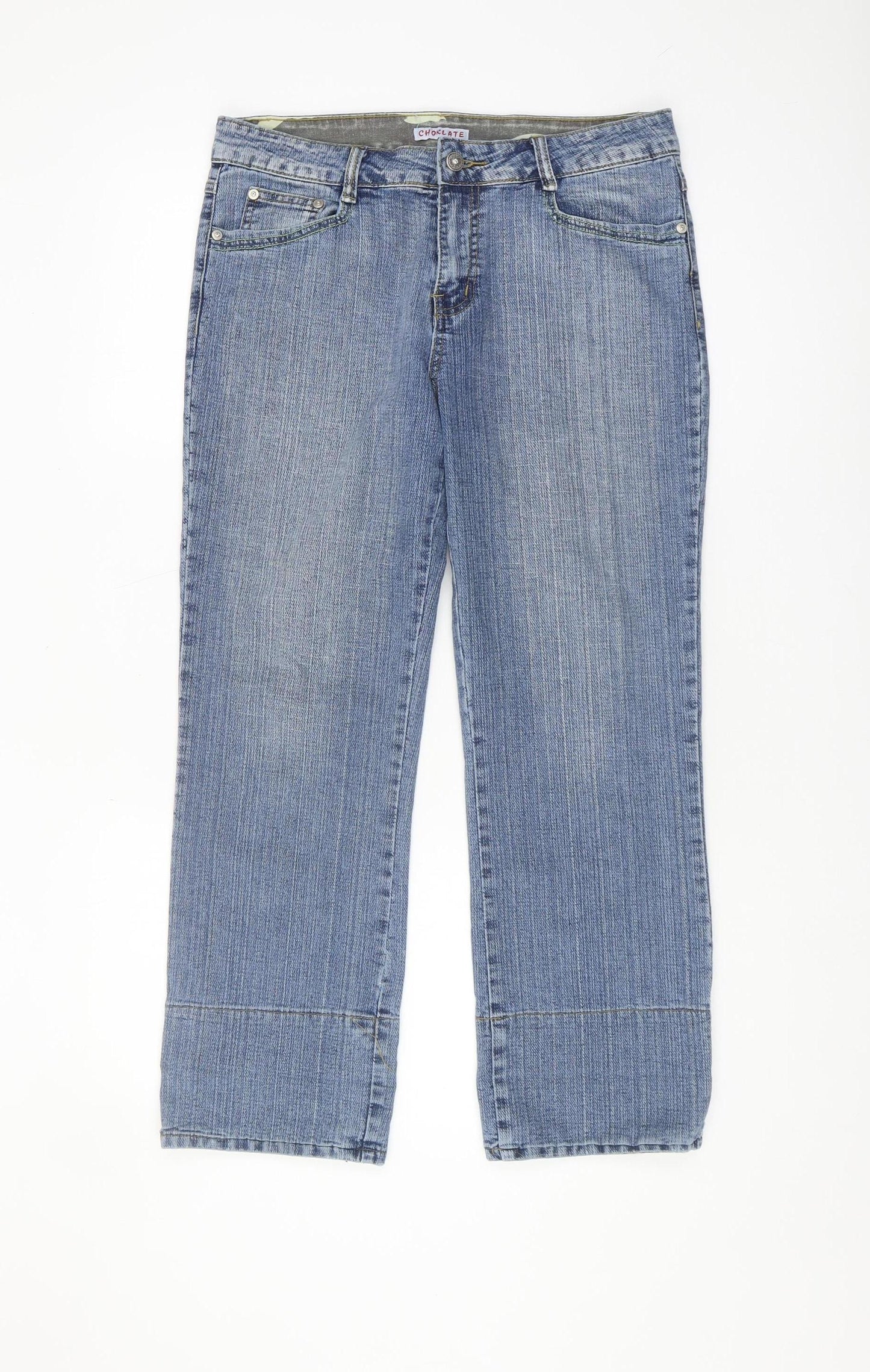 Choklate Women's Blue Camo Accent Jeans Size 14