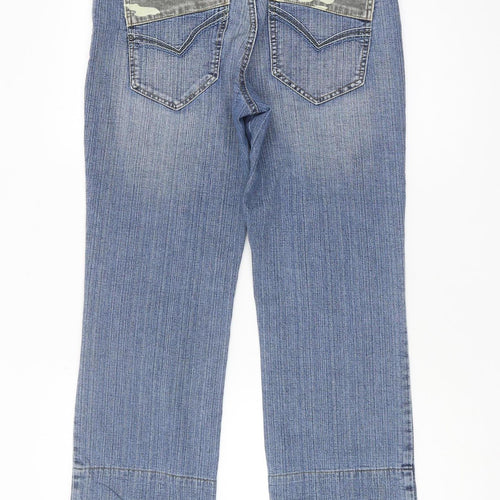 Choklate Women's Blue Camo Accent Jeans Size 14