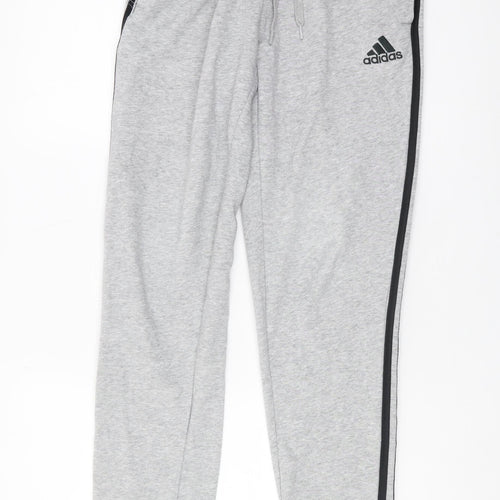 Adidas Men's Grey Jogger Trousers M - Casual Comfort