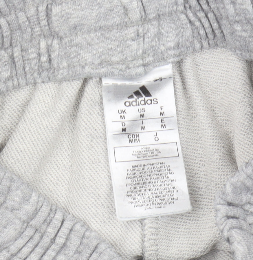 Adidas Men's Grey Jogger Trousers M - Casual Comfort
