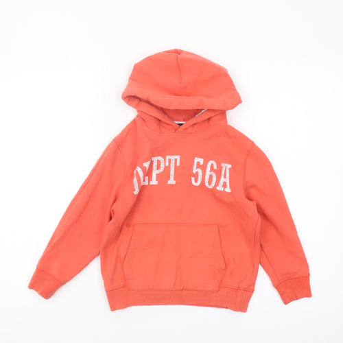 Next Boys Red Pullover Hoodie Size 5 Years with Logo