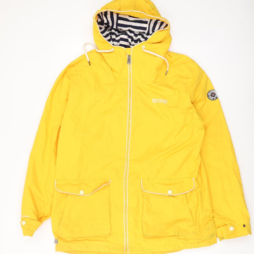 Regatta Women’s Yellow Rain Coat Size 16 Lightweight