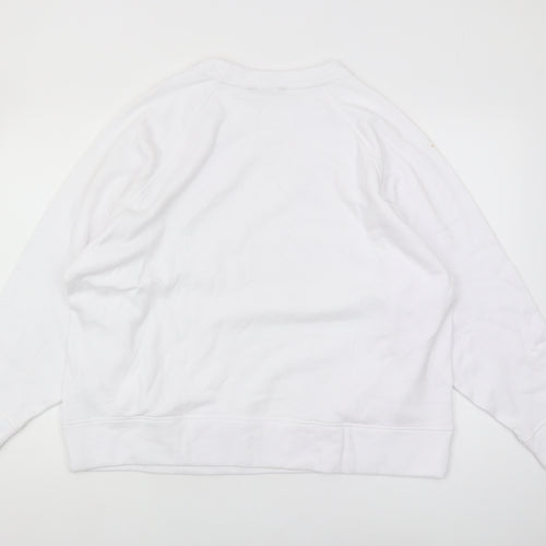 Marks and Spencer Women’s White Pullover Sweatshirt Size 18