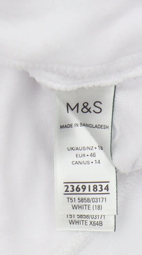 Marks and Spencer Women’s White Pullover Sweatshirt Size 18