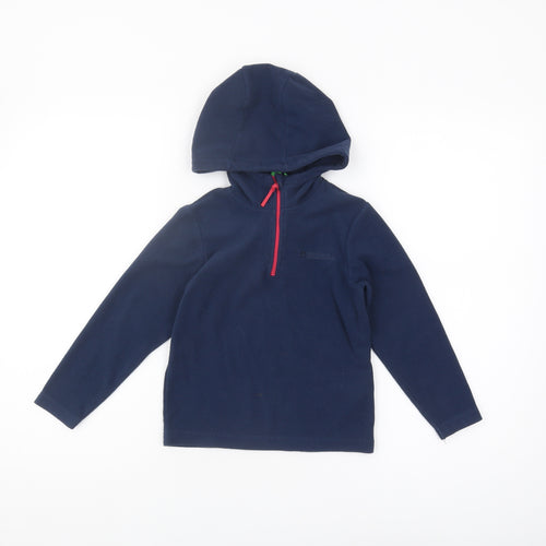 Mountain Warehouse Boys Blue Pullover Fleece Hoodie 5-6 Years